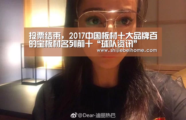 投票结束,2017中国板材十大品牌百的宝板材名列前十“球队资讯”(图3) 球队资讯